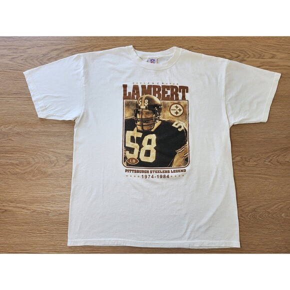 Vintage NFL Players Inc. Pittsburgh Steelers XL Jack Lambert Rare Graphic Print - Picture 2 of 10